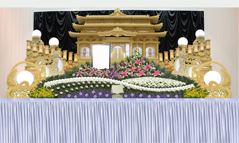 生花祭壇 ブロンズ